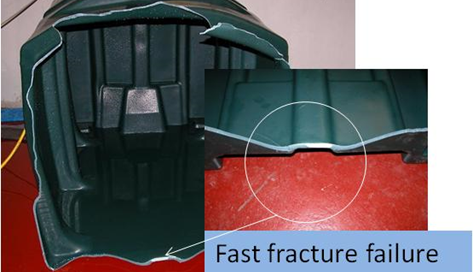 Impact failure in plastics 2