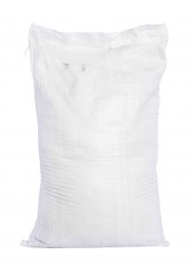sacks testing - White canvas sack
