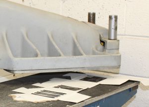hydraulic stamping - close up