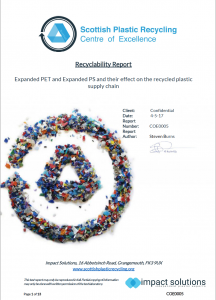 expanded PET - Plastic Recycling Supply Chain