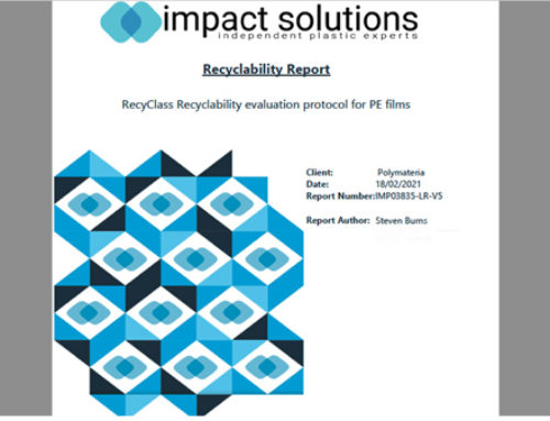 Testing Report on behalf of Polymateria: Recyclability Evaluation Protocol for PE Films