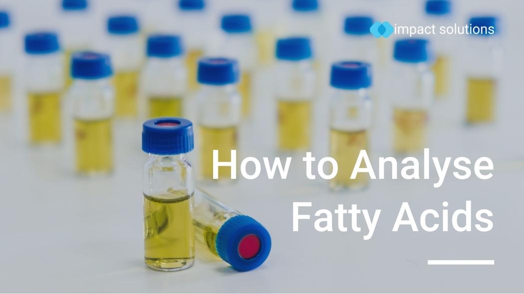 Fatty acids analysis, GC-MS vials.