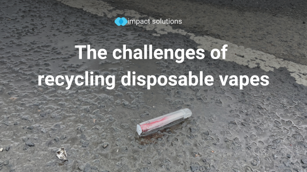 The challenges of recycling disposable vapes