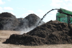 Industrial composting environment