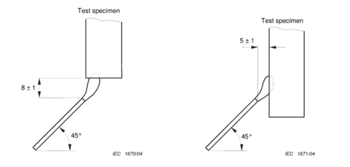 EN 60695-11-5 Needle Flame Test EN 60695-11-5 Needle Flame Test